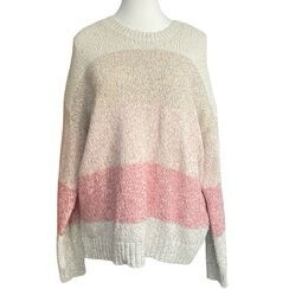 Splendid Women's Sweater - Cream and Pink